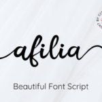 Afilia Font - Featured Image