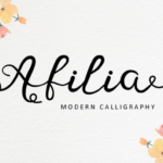 Afilia Font - Featured Image