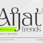 Afjat Font - Featured Image