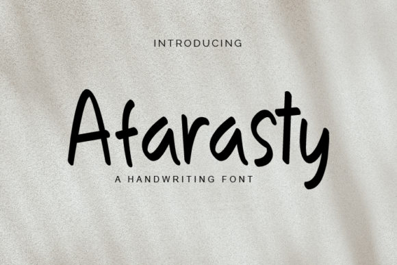 Afrasty Font - Featured Image