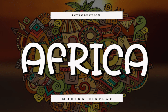 Africa Font - Featured Image