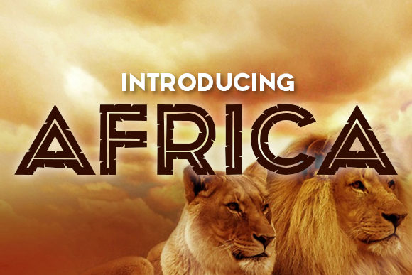 Africa Font - Featured Image
