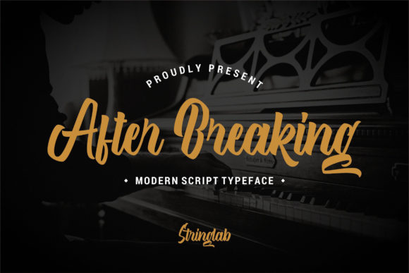 After Breaking Font - Featured Image