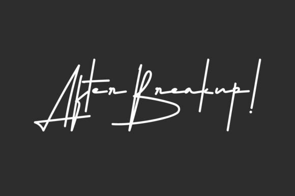 After Breakup Font - Featured Image