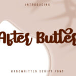 After Butler Font - Featured Image