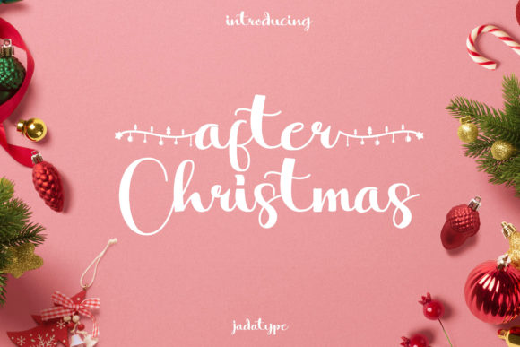 After Christmas Font - Featured Image