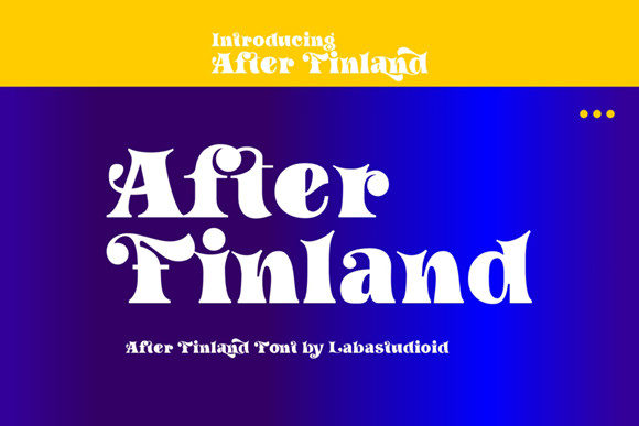 After Finland Font - Featured Image