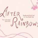 After Rainbows Font - Featured Image