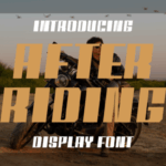 After Riding Font - Featured Image