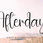 Afterday Font - Featured Image