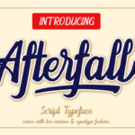 Afterfall Font - Featured Image