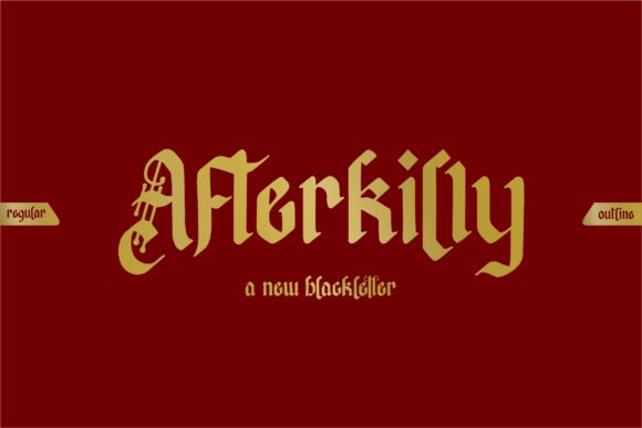 Afterkilly Font - Featured Image