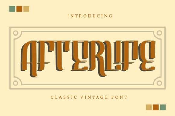 Afterlife Font - Featured Image