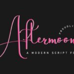 Aftermoon Font - Featured Image
