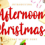 Afternoon Christmas Font - Featured Image
