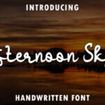 Afternoon Sky Font - Featured Image