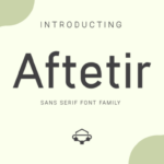 Aftetir Font - Featured Image