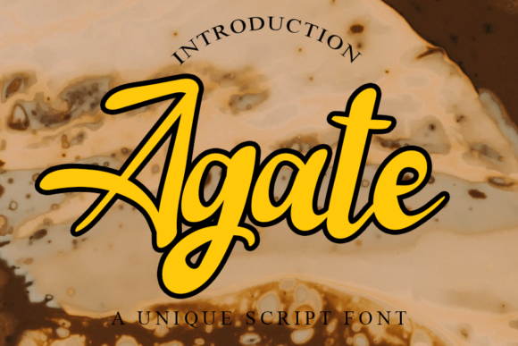 Agate Font - Featured Image