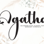 Agatha Font - Featured Image