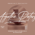 Agatha Paterson Font - Featured Image