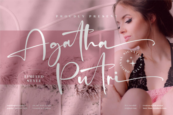 Agatha Putri Font - Featured Image
