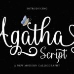 Agatha Script Font - Featured Image