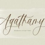 Agathamy Font - Featured Image