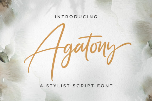 Agatony Font - Featured Image