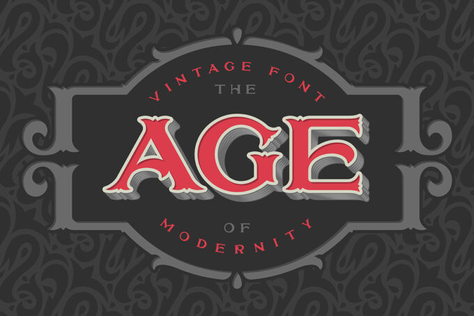 Age of Modernity Font - Featured Image