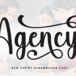 Agency Font - Featured Image