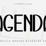 Agenda Font - Featured Image