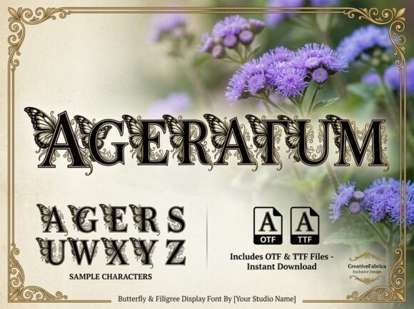 Ageratum Font - Featured Image