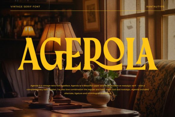 Agerola Font - Featured Image
