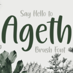 Ageth Font - Featured Image