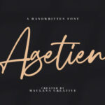 Agetien Font - Featured Image