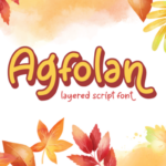 Agfolan Font - Featured Image