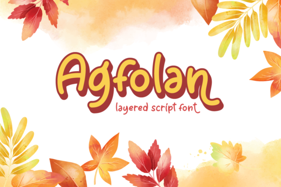 Agfolan Font - Featured Image