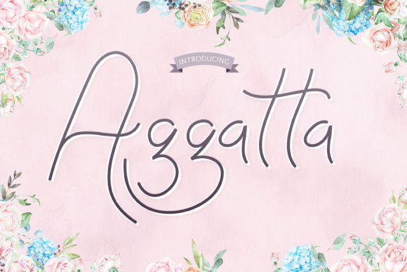 Aggatta Font - Featured Image