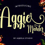 Aggie Marder Script Font - Featured Image