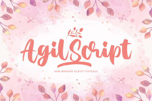 Agil Script Font - Featured Image