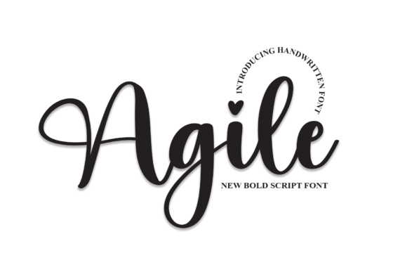 Agile Font - Featured Image