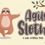 Agile Sloth Font - Featured Image