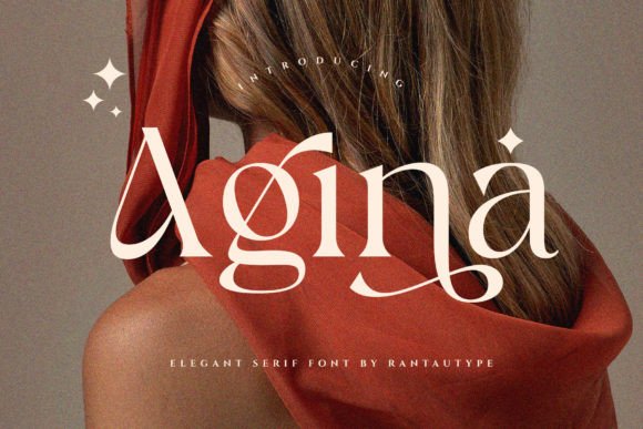 Agina Font Font - Featured Image