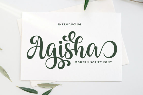 Agisha Font - Featured Image