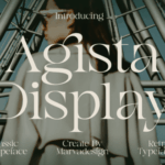 Agista Display Font - Featured Image