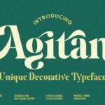 Agitan Font - Featured Image