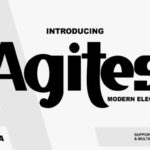 Agites Font - Featured Image