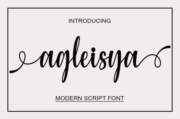 Agleisya Font - Featured Image