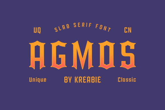 Agmos Font - Featured Image