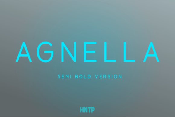 Agnella Semi-Bold Font - Featured Image